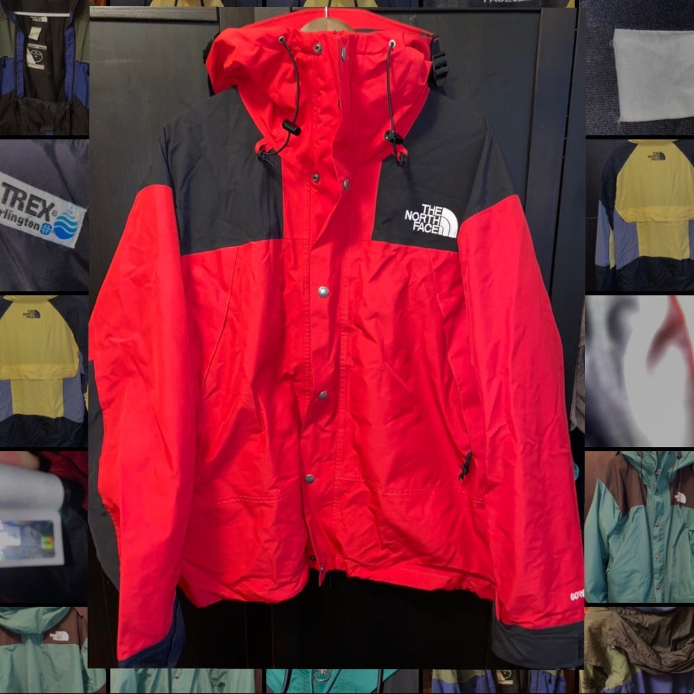 North Face Mountain jacket in Red & Black Goretex